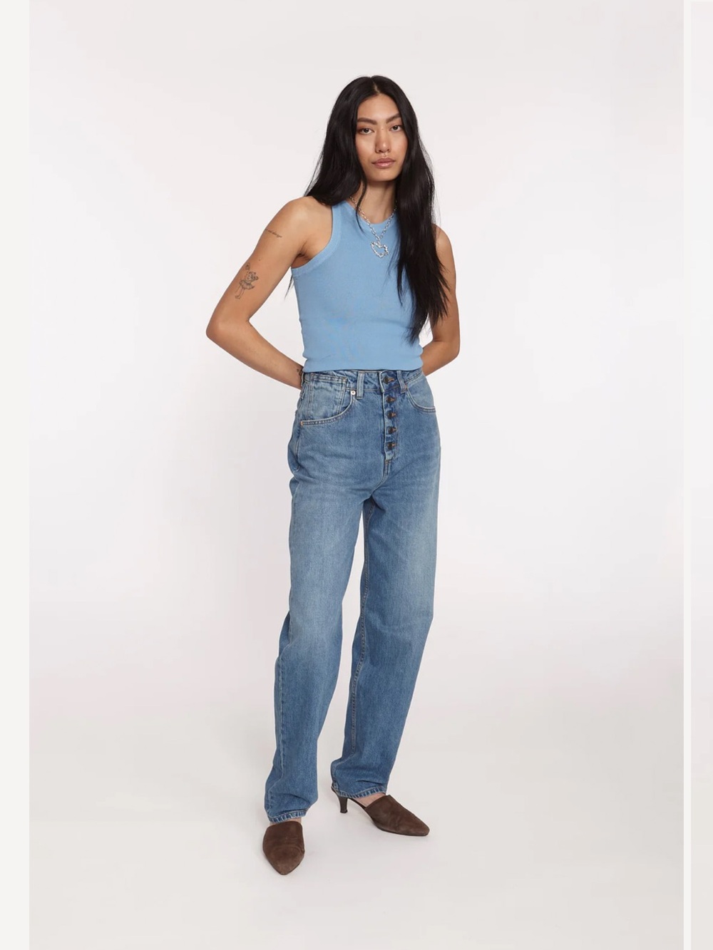Decade Studio Bonnie Jeans in Medium Wash | Size 30